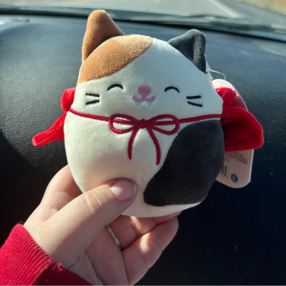 Squishmallows Other - Squishmallow NEW Halloween Cam the Vampire Calico Cat 4.5”